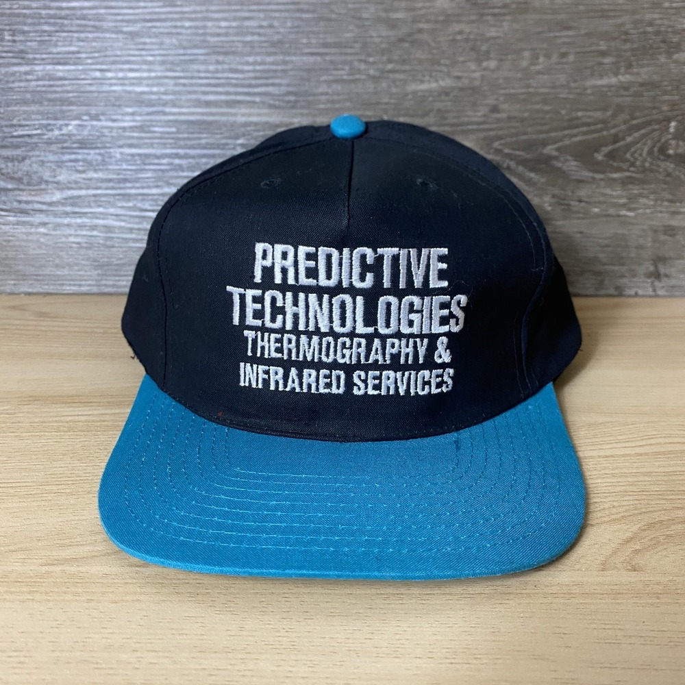 Vintage Predictive Technologies Hat Cap Snap Back Thermography Embroidered Mens